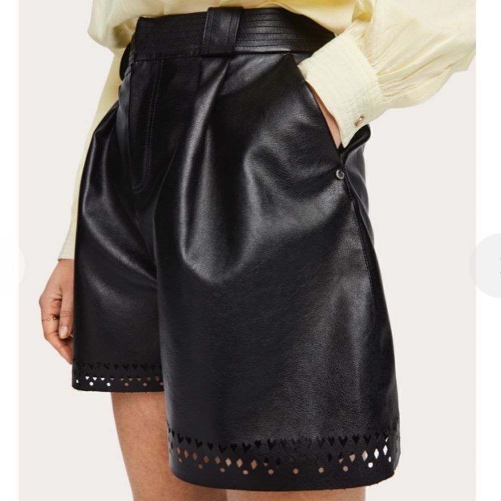 Anthropologie Scotch & Soda Faux Leather Shorts